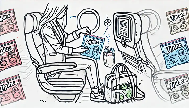 Ziploc Bag on a Flight Can Be a Lifesaver