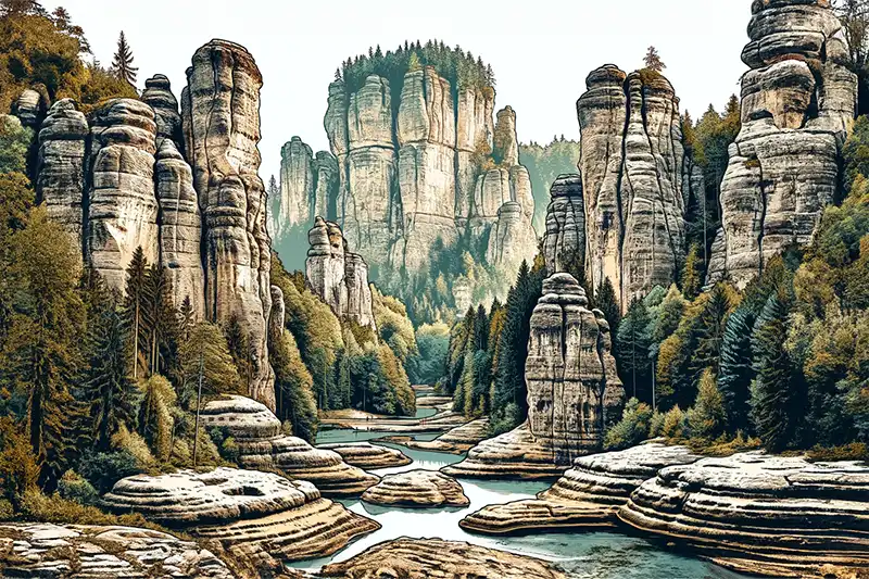 Adršpach-Teplice Rocks