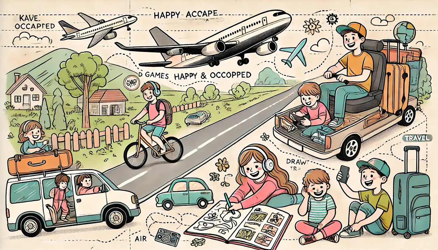 How To Keep Kids Happy on Road or Air Travel