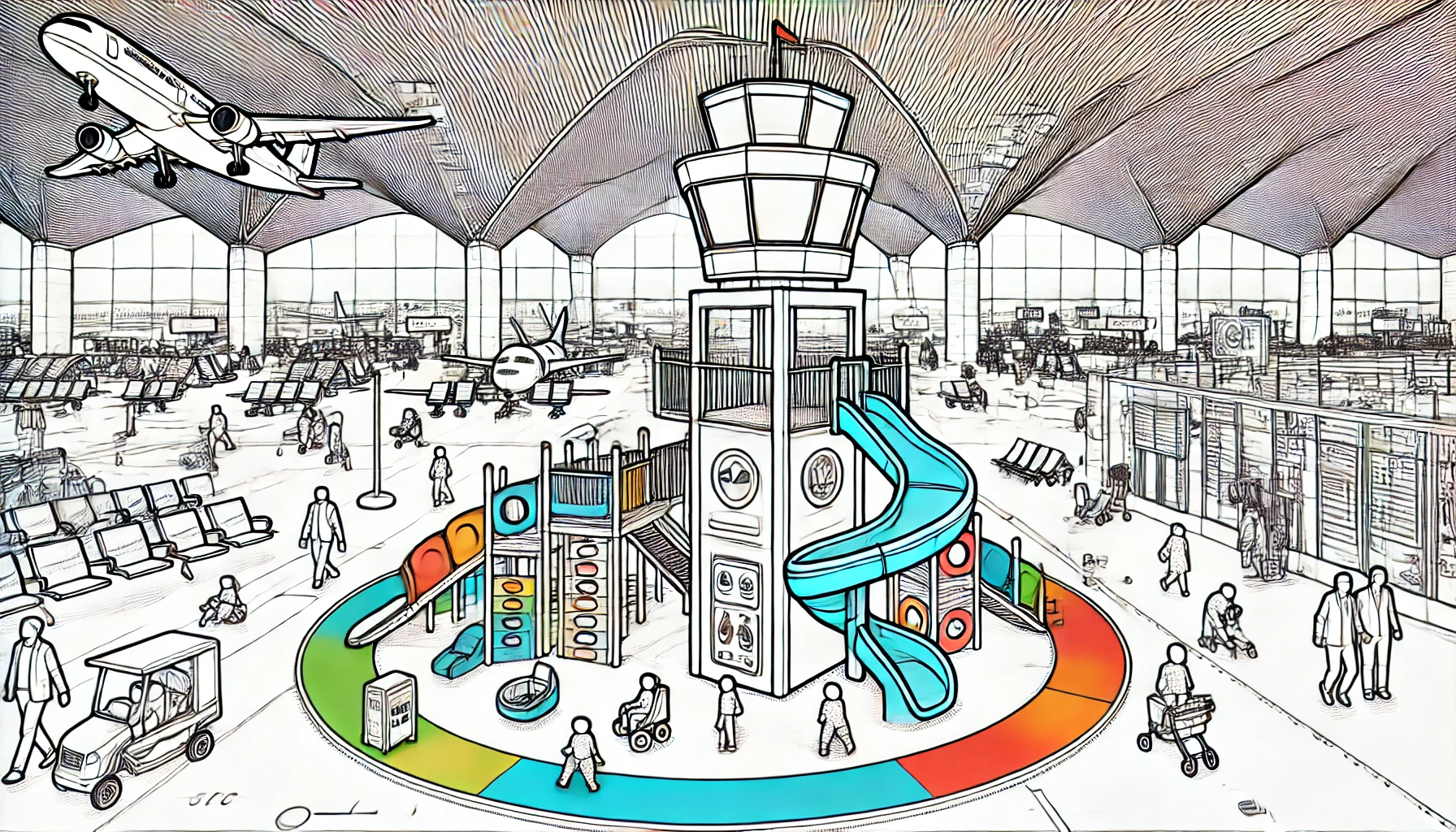 Istanbul Airport IST kids zone