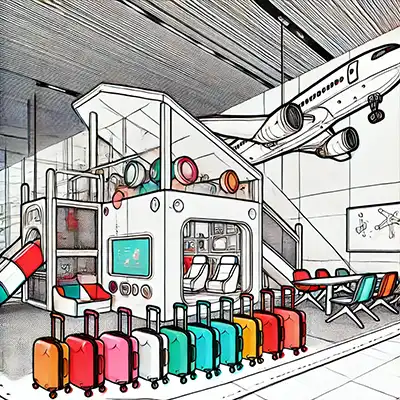 Play area at Perth Airport (PER), Australia