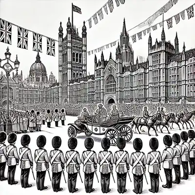 State Opening of Parliament at the Palace of Westminster in London