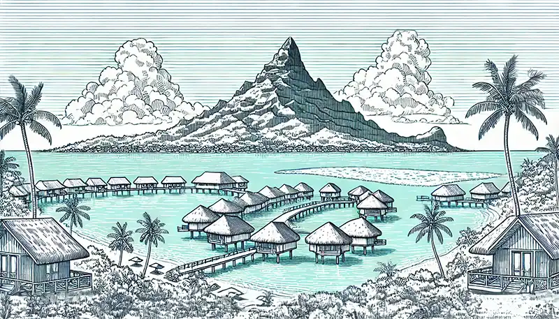 Bora Bora in French Polynesia