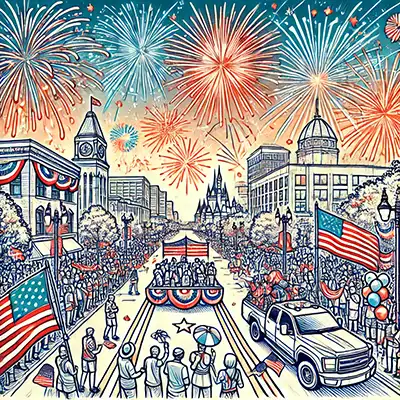 Fourth of July celebration in Orlando