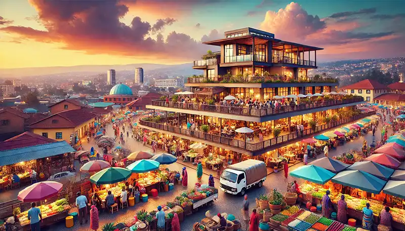 Explore Kigali’s vibrant culture through its history, markets, and scenic dining spots.