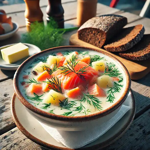 Lohikeitto (Finnish Salmon Soup)