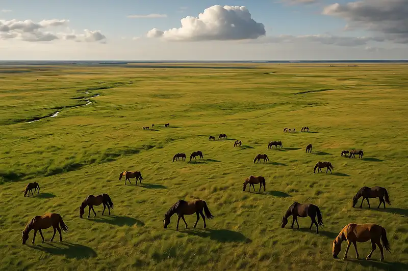 Hortobágy National Park in Northern Great Plain